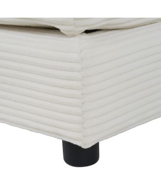 35.4" Ottoman Dual-layer Ottoman for Living Room, Bedroom