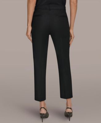 Women's Flat-Front Stretch Double-Layer Pants