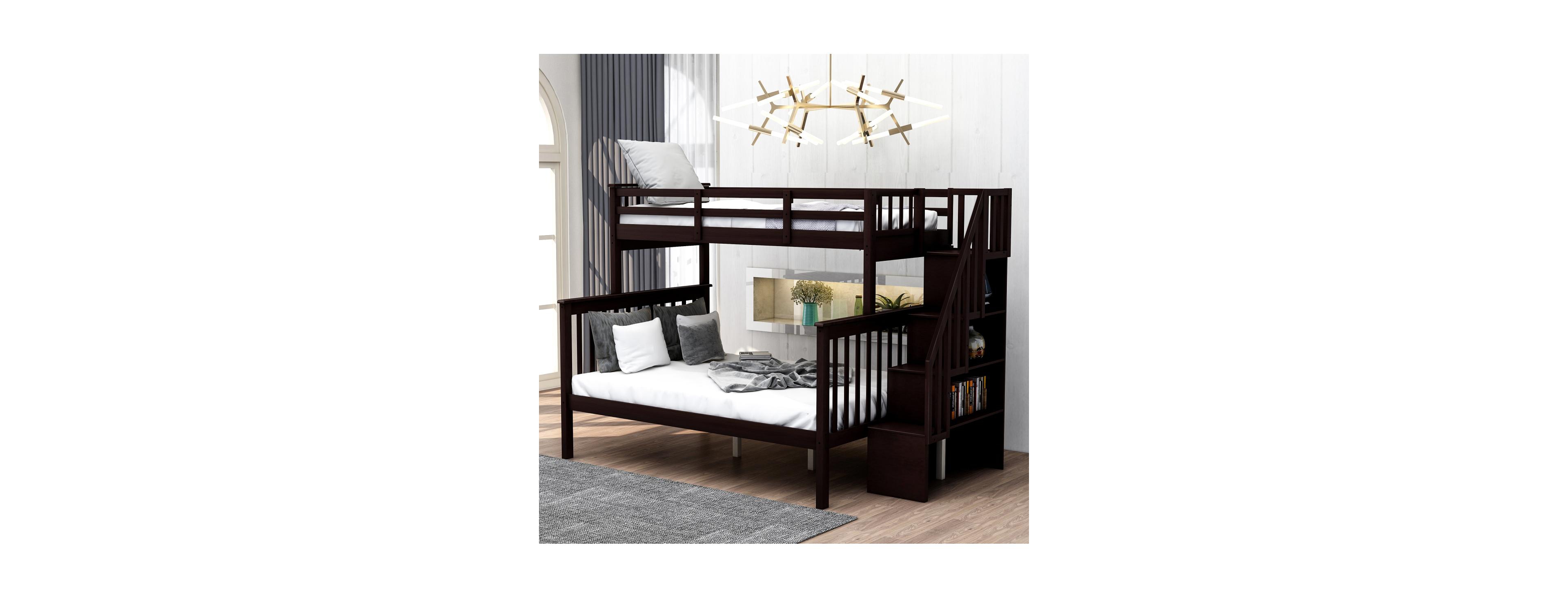 Streamdale Furniture Stairway Bunk Bed with Storage