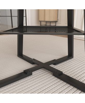 47" Extendable Round Dining Table Set for 4-8 with 4 Walnut Chairs