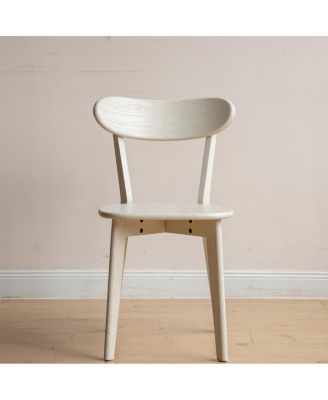 Solid Oak Dining Chair - Made in North America (47.5  55.5  78cm)