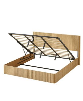 King Size Lift Up Storage Bed Frame with Hydraulic Storage