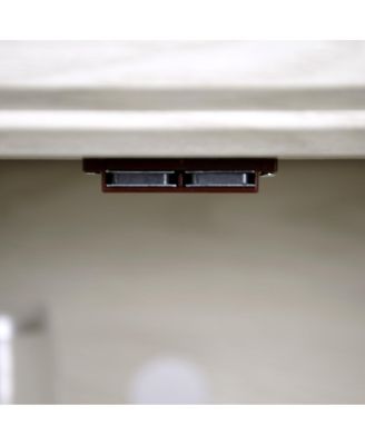 Storage Cabinet with 3 Mirrored Doors & Adjustable Shelves