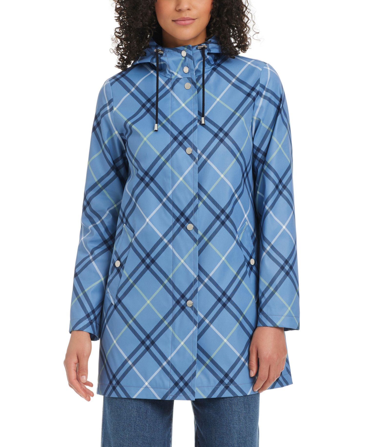 Women's Hooded Aline Water-Resistant Coat