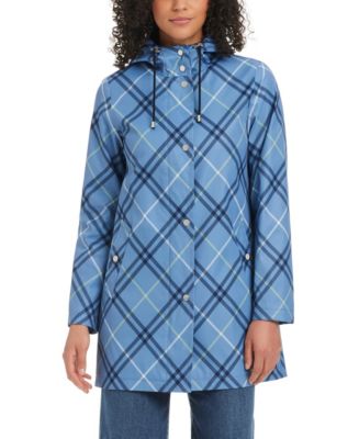 kate spade new york Women's Hooded Aline Water-Resistant Coat - Macy's