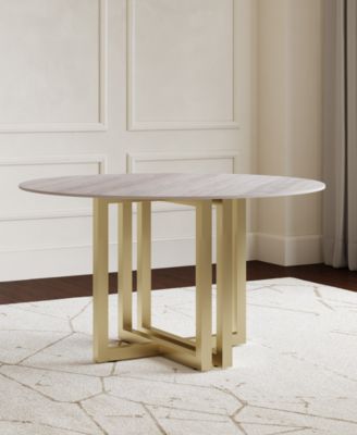 30" Emila Round Sintered Stone Dining Table, Created for Macy's 