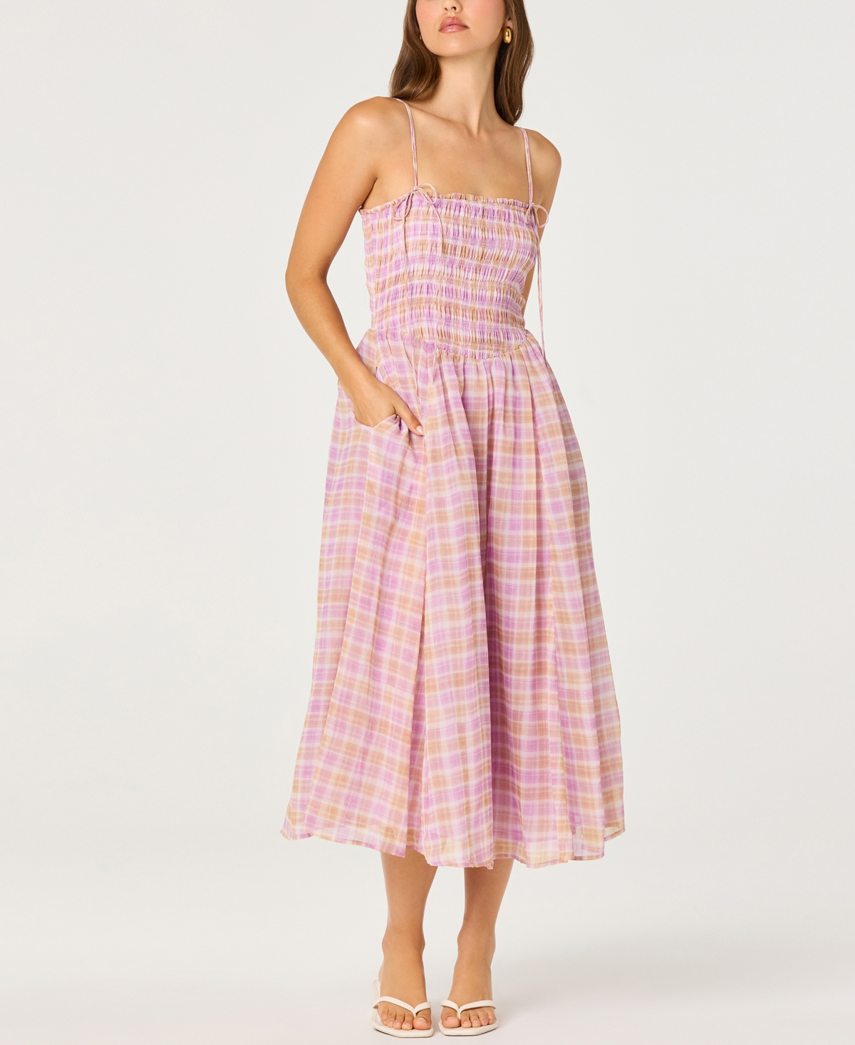 Astr the Label Women's Lahela Square Neck Dress