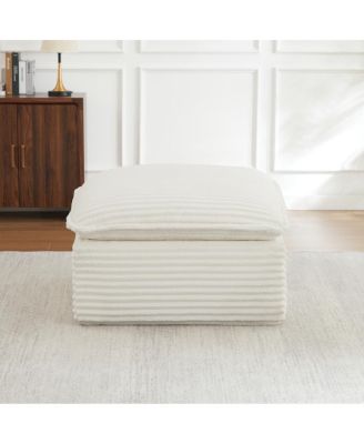 Cloud Sectional Couches for Living Room, Convertible L-Shape Couch with Ottoman