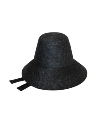 The Meg Jute Straw Hat In Black