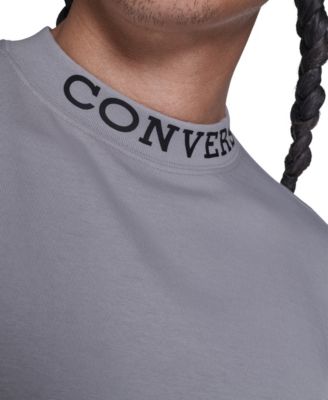 Men's Short-Sleeve Mock-Neck T-Shirt