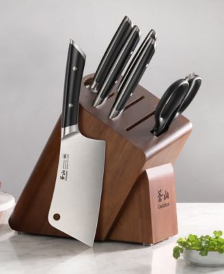Helena Series Steel 7-Pc. Knife Block Set