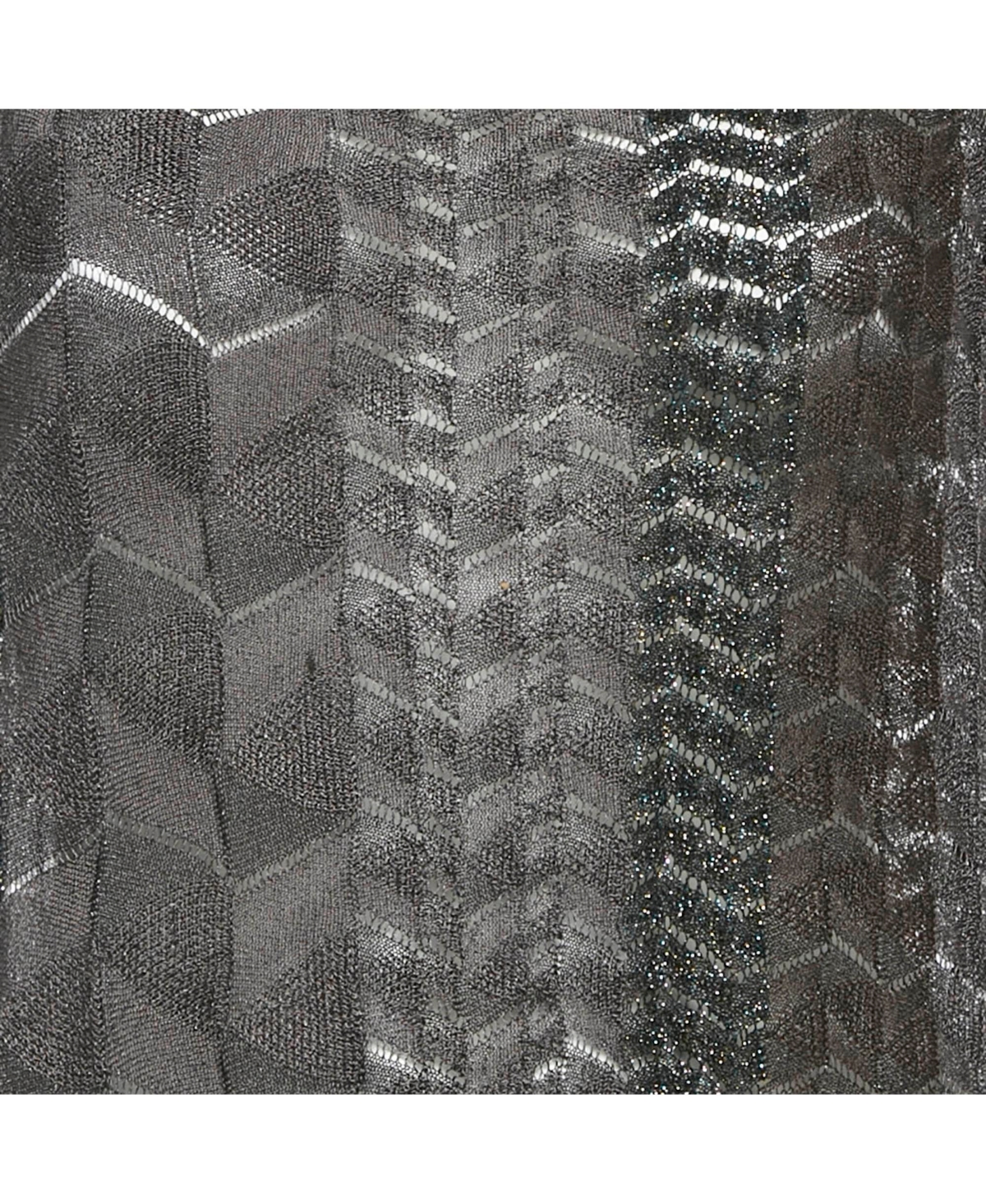 Pre-Owned Missoni Women's Brown Patterned Lurex Knit Midi Dress