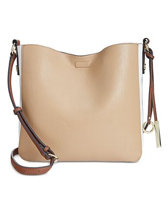 Calvin Klein Reversible Bag-­in­-Bag Messenger Crossbody - Handbags ...