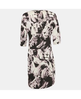 Women's Multicolor Printed Jersey Midi Dress