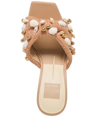 Women's Tylah Beaded Square Toe Dress Sandals