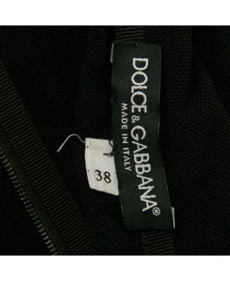 Women's Black Stretch Mesh Sheer Corset Top