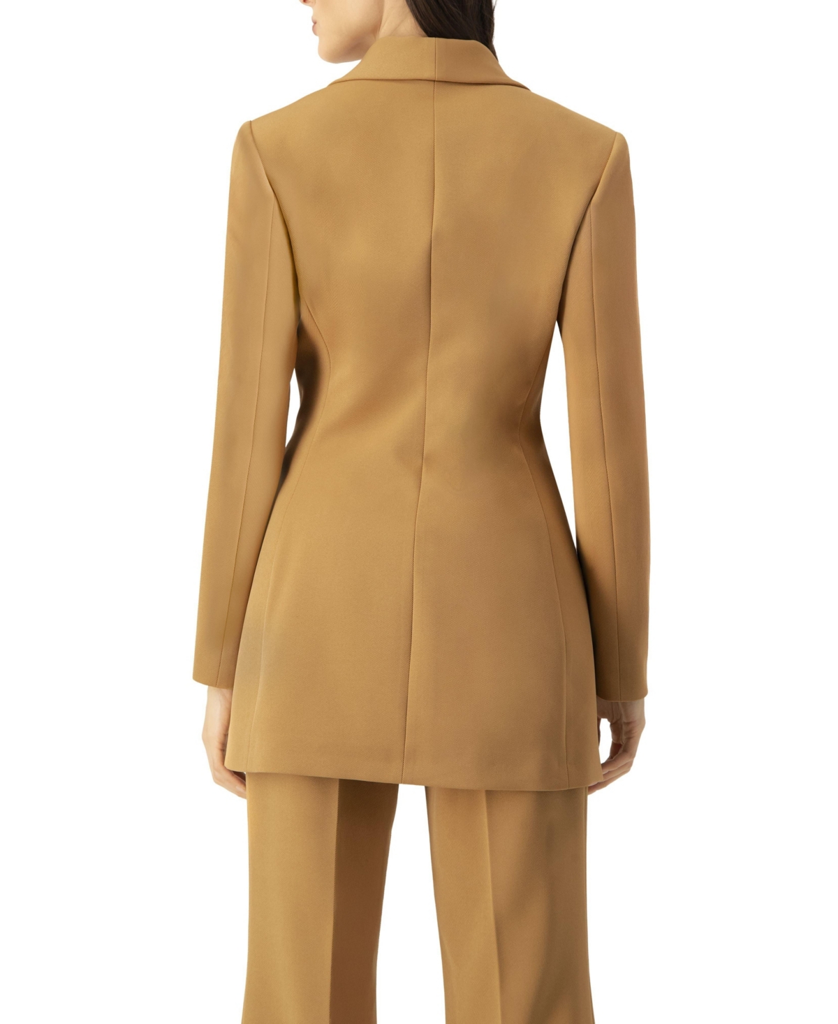 Ivonne Women's Single-Button Shawl Lapel Blazer