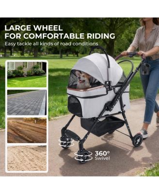 Kitten Stroller for Small Kittens with Mesh Ventilation