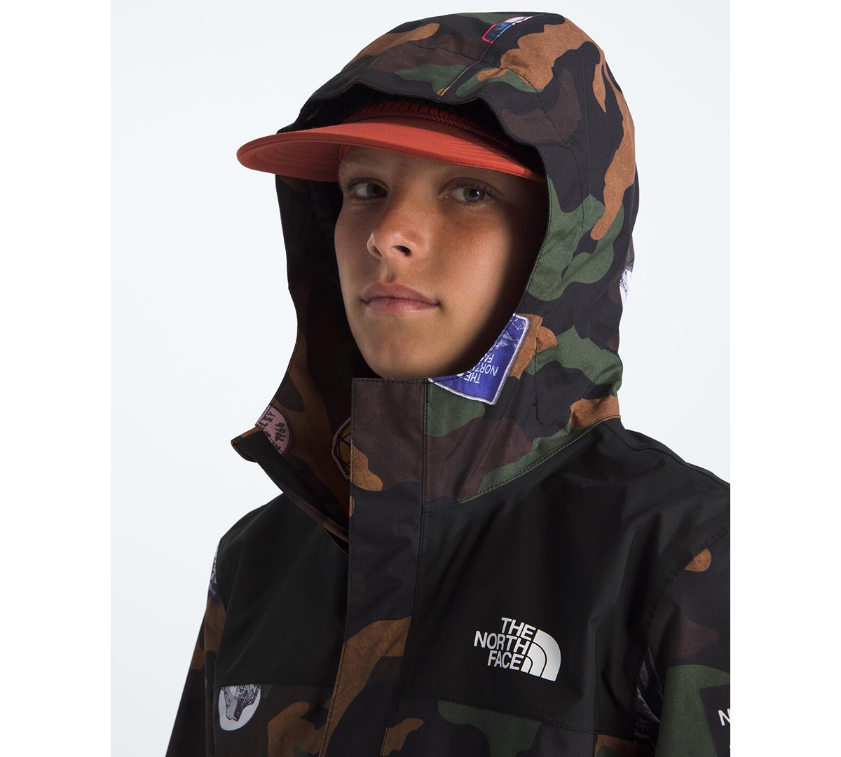 The North Face Boys' 7-20 Antora Printed Rain Jacket