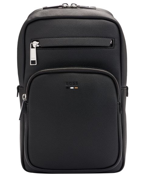 Мужская сумка Hugo Boss Ray Monostrap Hobo, цвет: Чёрный