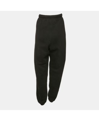 Men's Black Cotton Sweatpants