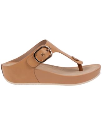 Women's Rhodes Thong Round Toe Wedge Sandals