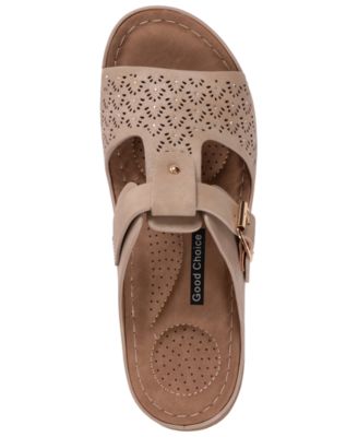 Women's Loni Embellished Comfort  Round Toe Sandals