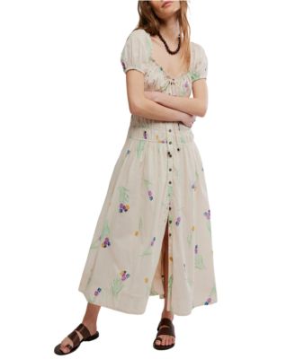Women's Complete Me Short-Sleeve Midi Dress