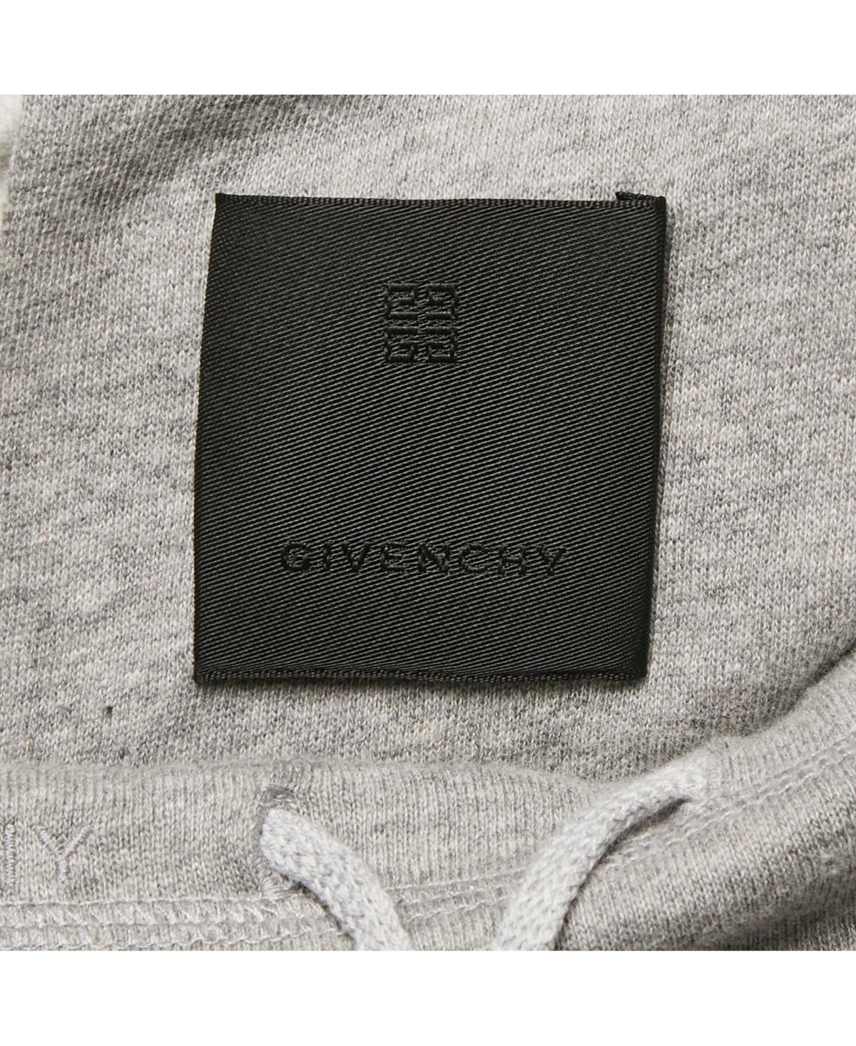 Pre-Owned Givenchy Men's Grey Cotton Knit High Neck Sweatshirt
