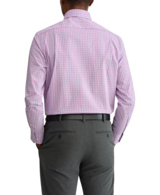 Men's Multi Plaid Long-Sleeve Dress Shirt