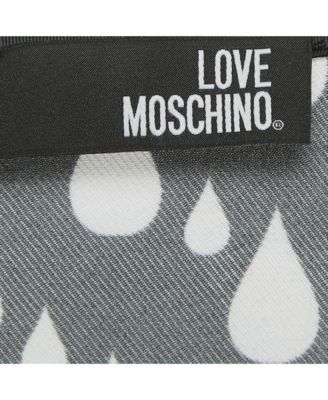 Women's Black Drop Print Short Sleeved Playsuit