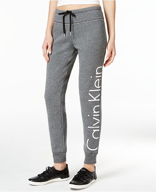 Calvin Klein Logo Sweatpants & Reviews - Pants & Capris - Women - Macy's
