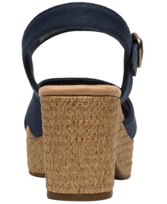 Women's Nerisa Twist Round Toe Wedge Sandals