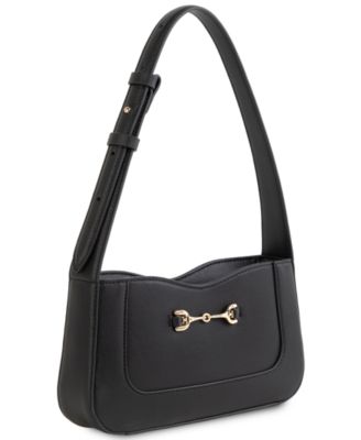Loraine Top Zip Leather Small Shoulder Bag