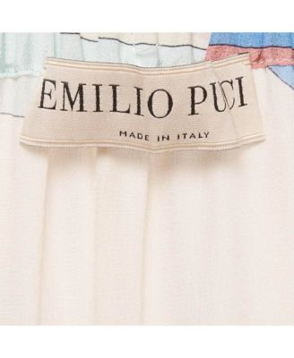 Women's Multicolor Printed Silk Sheer Maxi Skirt