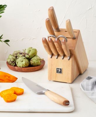 Pakka 10-Pc. Stainless Steel Knife Block Set