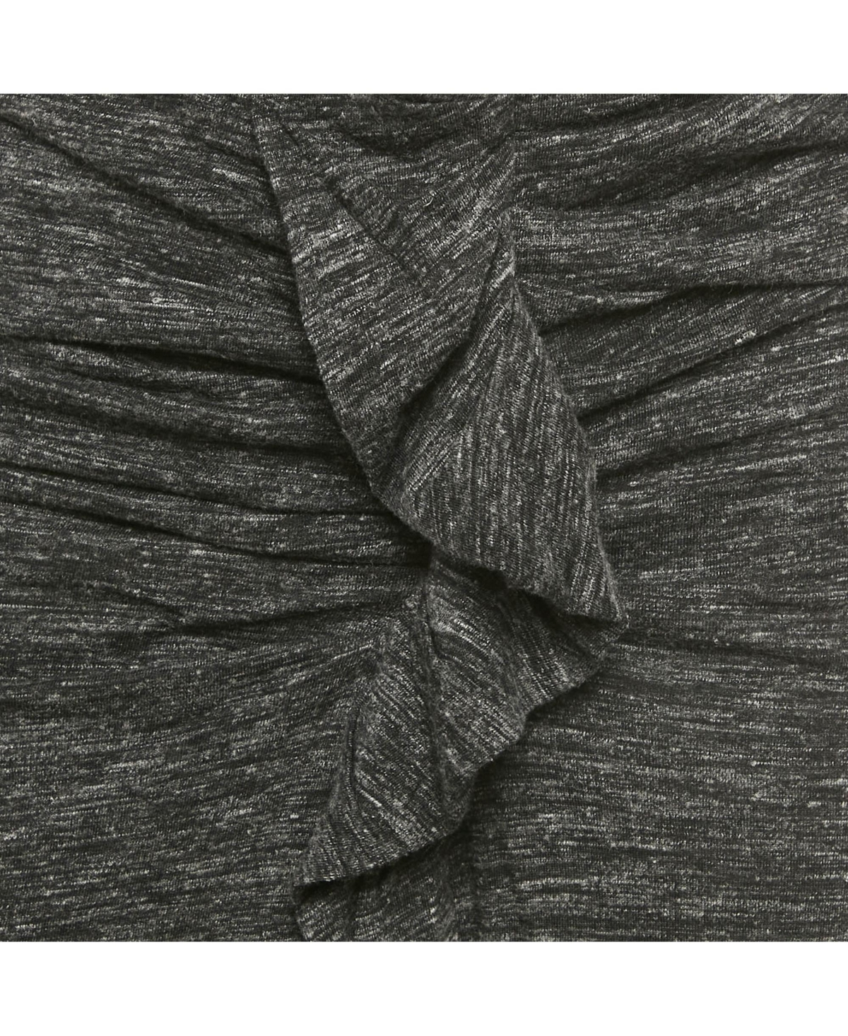 Pre-Owned Isabel Marant Women's Etoile Grey Jersey Ruffled Mini Skirt