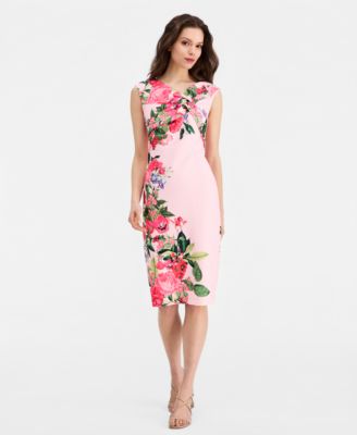 Women's Twisted-Detail Sheath Dress