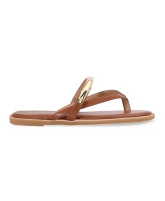 women's  Kara Metal Ring Thong Sandals