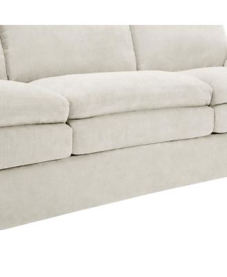  Cozy Upholstered Oversized Comfy Cloud Sofa