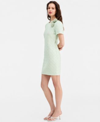 Women's Pom Pom Textured Dress