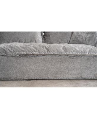 103" Cloud Sectional Couch w/ L-Shape Chaise, Modern Modular Sofa