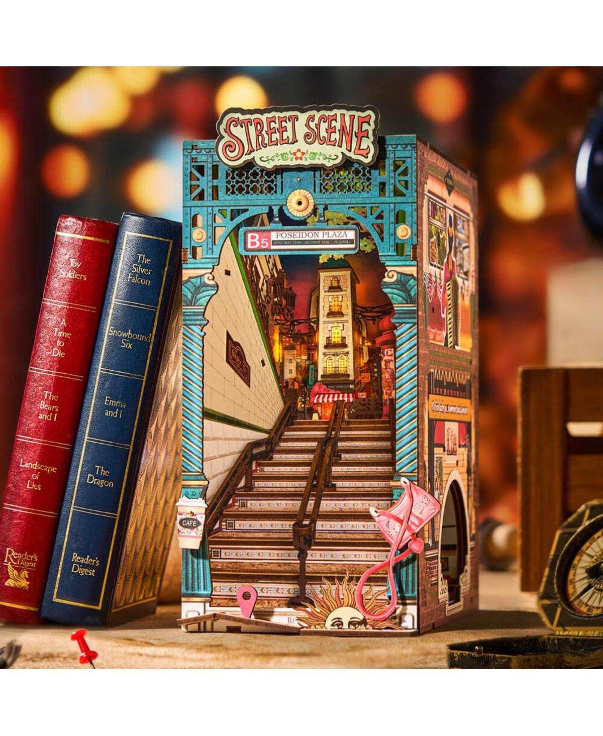 Flash Popup Diy 3D Book Nook Kit: Street Scene 196 pieces