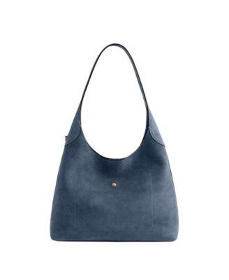 Brooklyn Large Suede Shoulder Bag 34