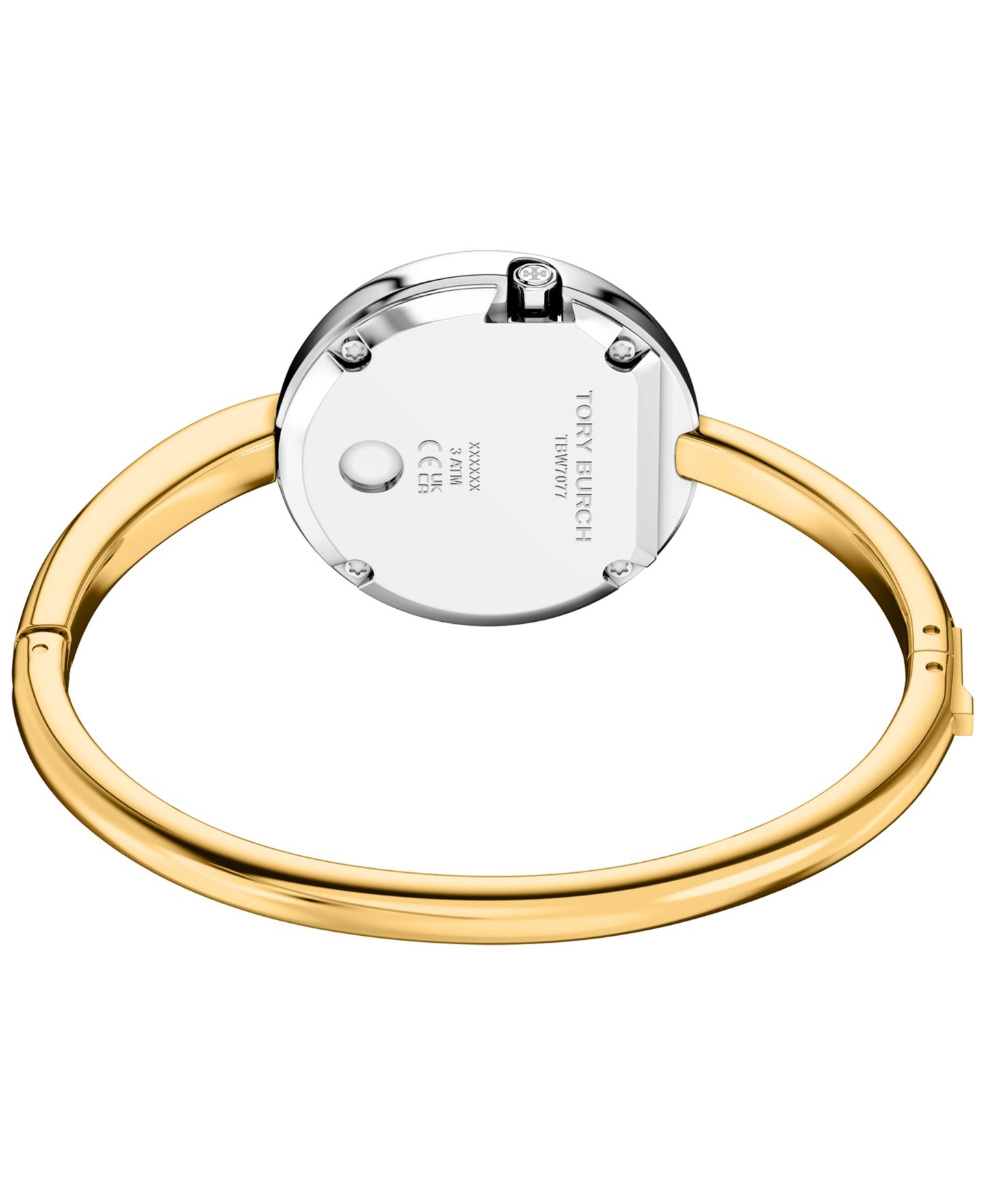 Женские часы Tory Burch The Pierced Small Quartz Two-Hand Gold Stainless-Steel Watch, 22mm — фото 4