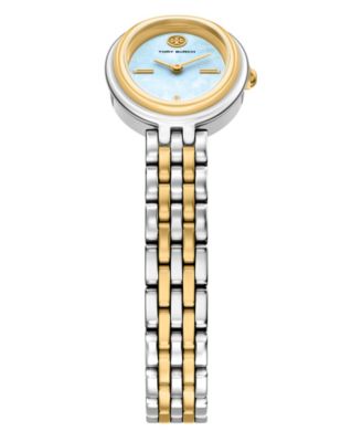 Women's The Oval Quartz Two-Hand Two-Tone Stainless Steel Watch, 22mm