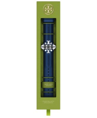 Women's Apple Blue Leather Strap, 22mm