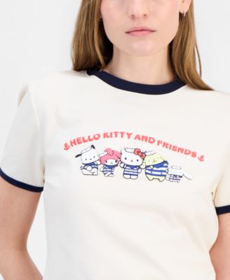 Juniors' Hello Kitty & Friends Ringer T-Shirt