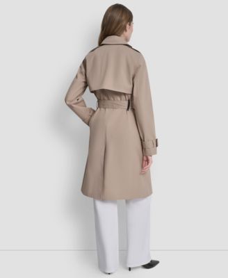 Women's Top Collar Utility Raincoat