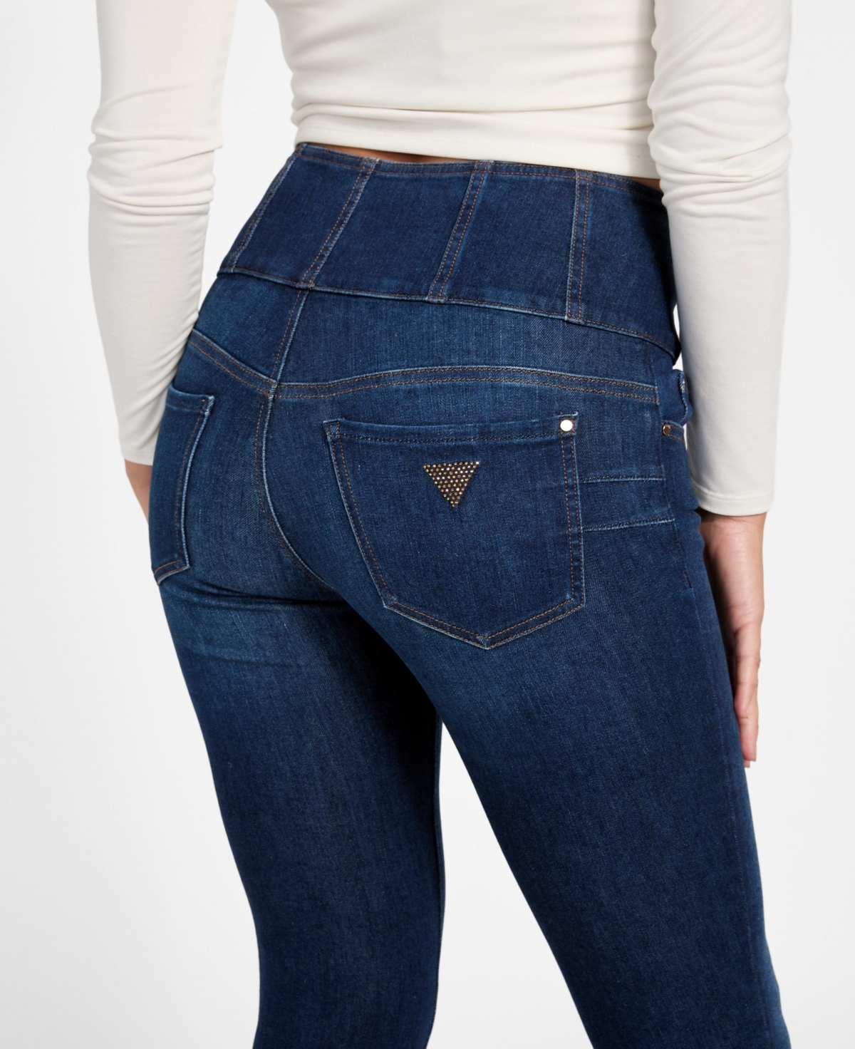Guess Women's Corset Shape Up Skinny Jeans